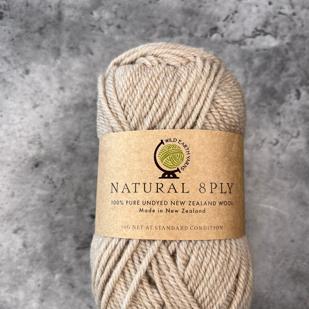 Wild Earth Yarns Natural Haunui // 8ply