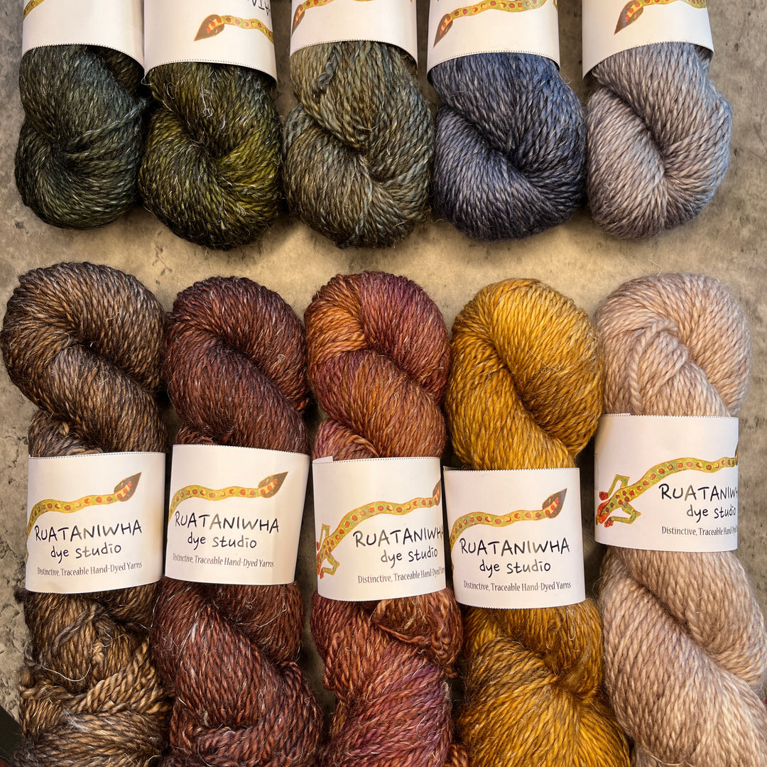 Ruataniwha Dye Studio Merino Linen // 10ply