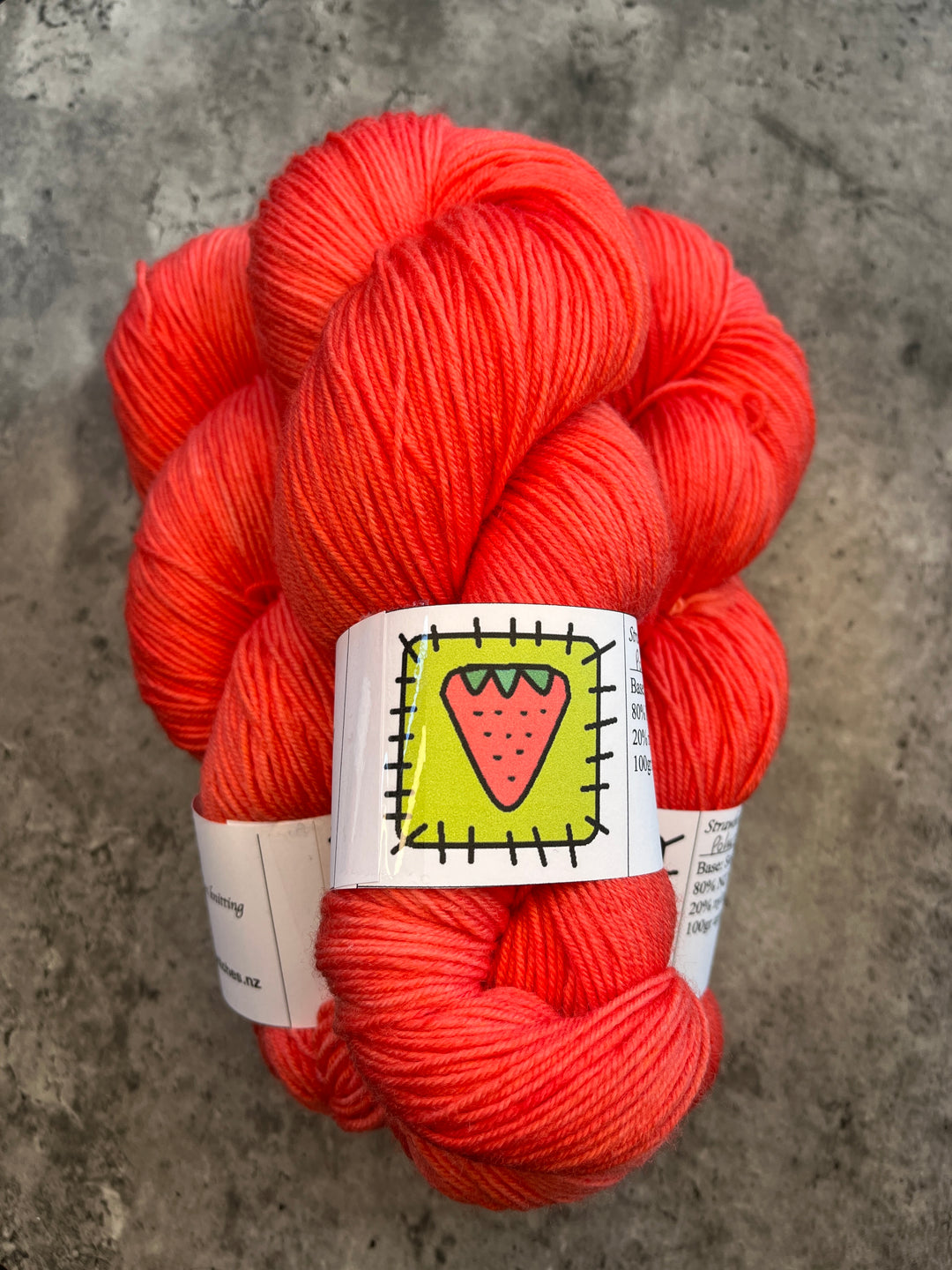 Strawberry Patches Yarns // Sock Yarn // 4ply