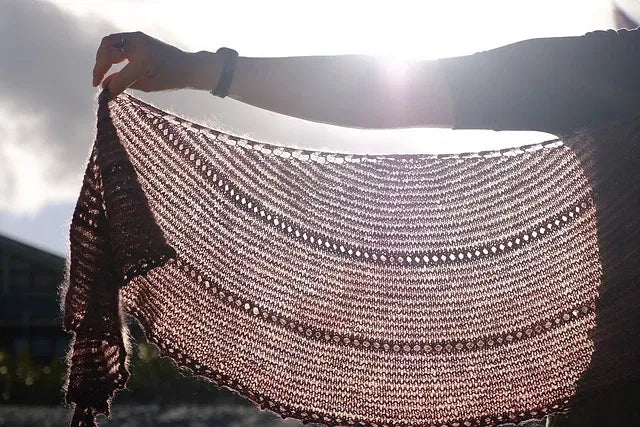Briar Rose Shawl - Black Cat Knit Co - Printed Pattern