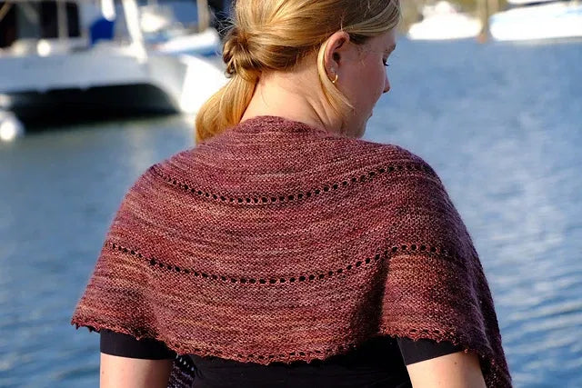 Briar Rose Shawl - Black Cat Knit Co - Printed Pattern
