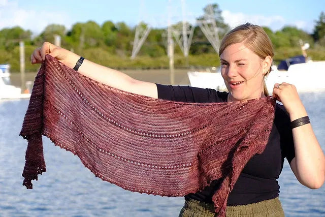 Briar Rose Shawl - Black Cat Knit Co - Printed Pattern