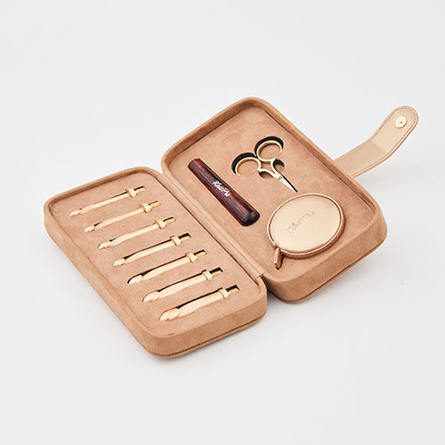 KnitPro // Oasis Rose Gold Interchangeable Crochet Hooks Set – Chunky