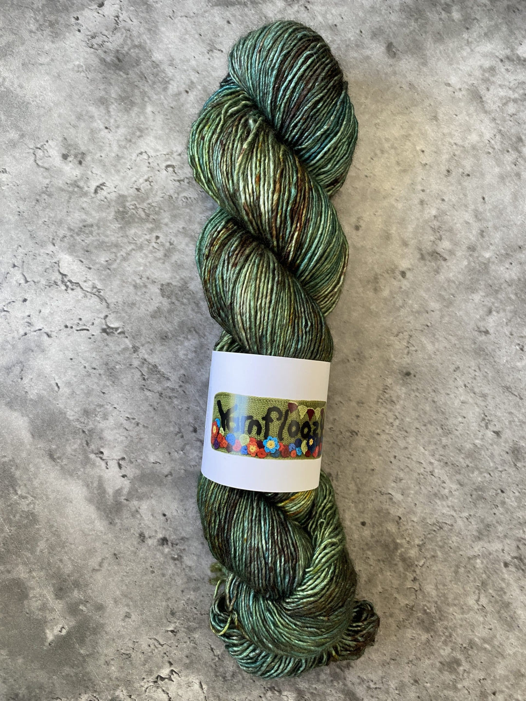 Yarnfloozy Sage Merino Silk // 4ply