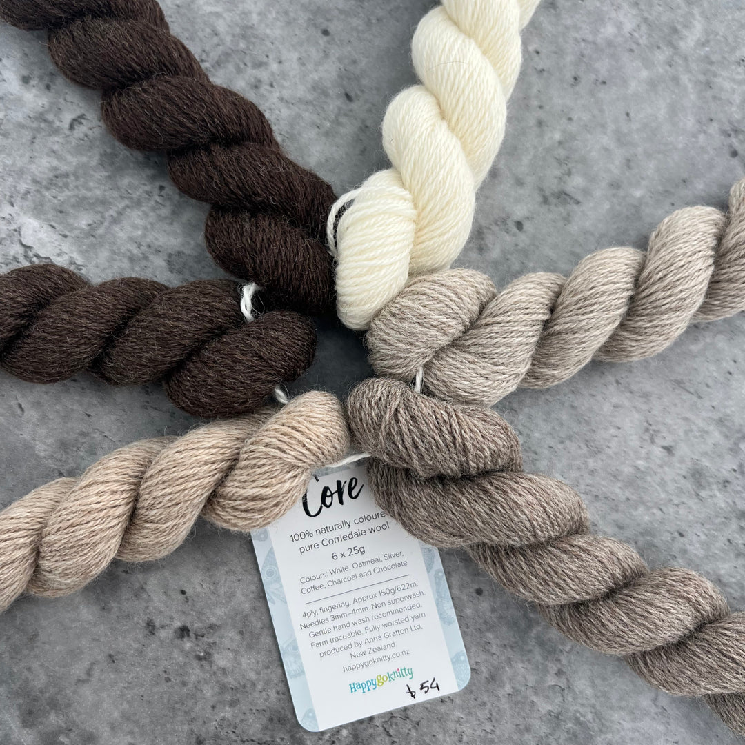 Happy Go Knitty Core // Mini Skein Sets 4ply