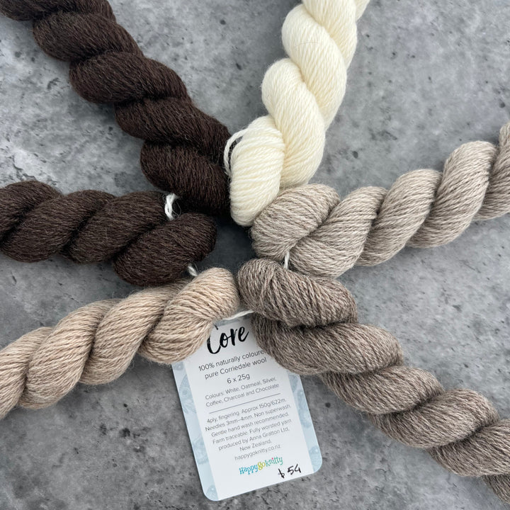 Happy Go Knitty Core // Mini Skein Sets 4ply