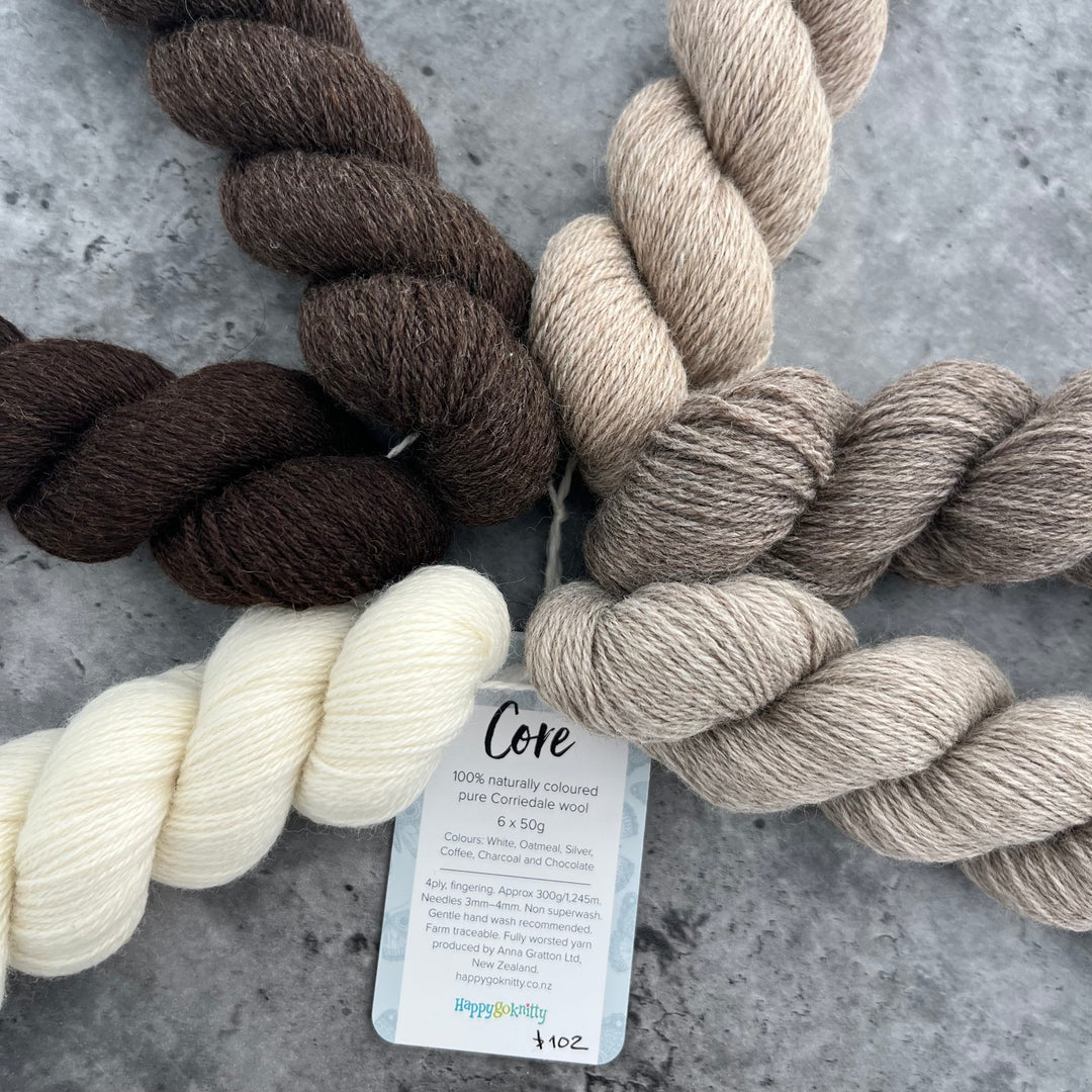 Happy Go Knitty Core // Mini Skein Sets 4ply