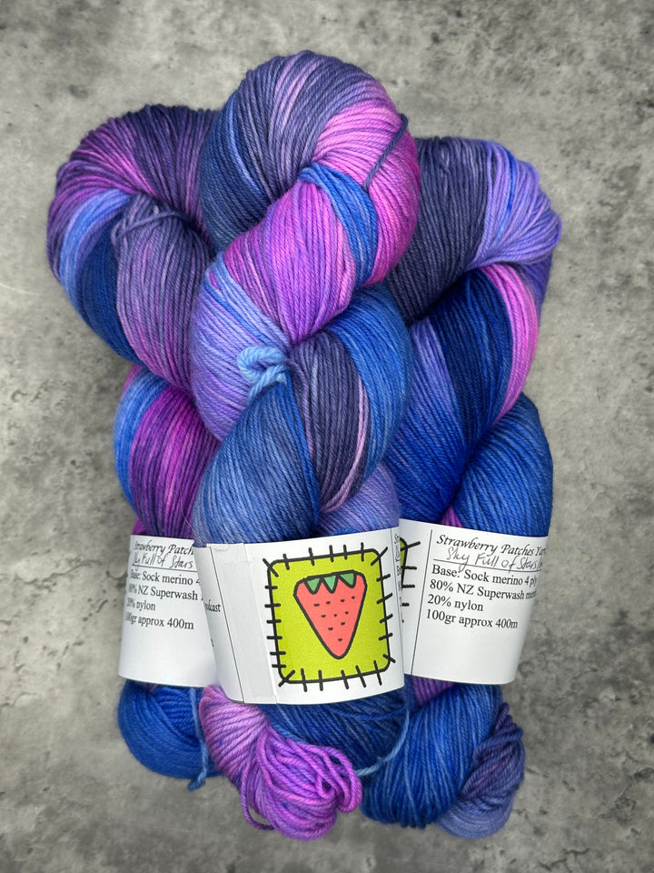 Strawberry Patches Yarns // Sock Yarn // 4ply
