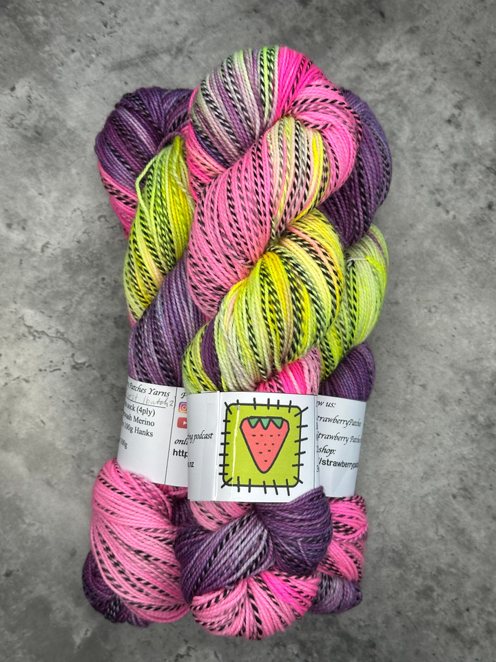 Strawberry Patches Yarns // Sock Yarn // 4ply
