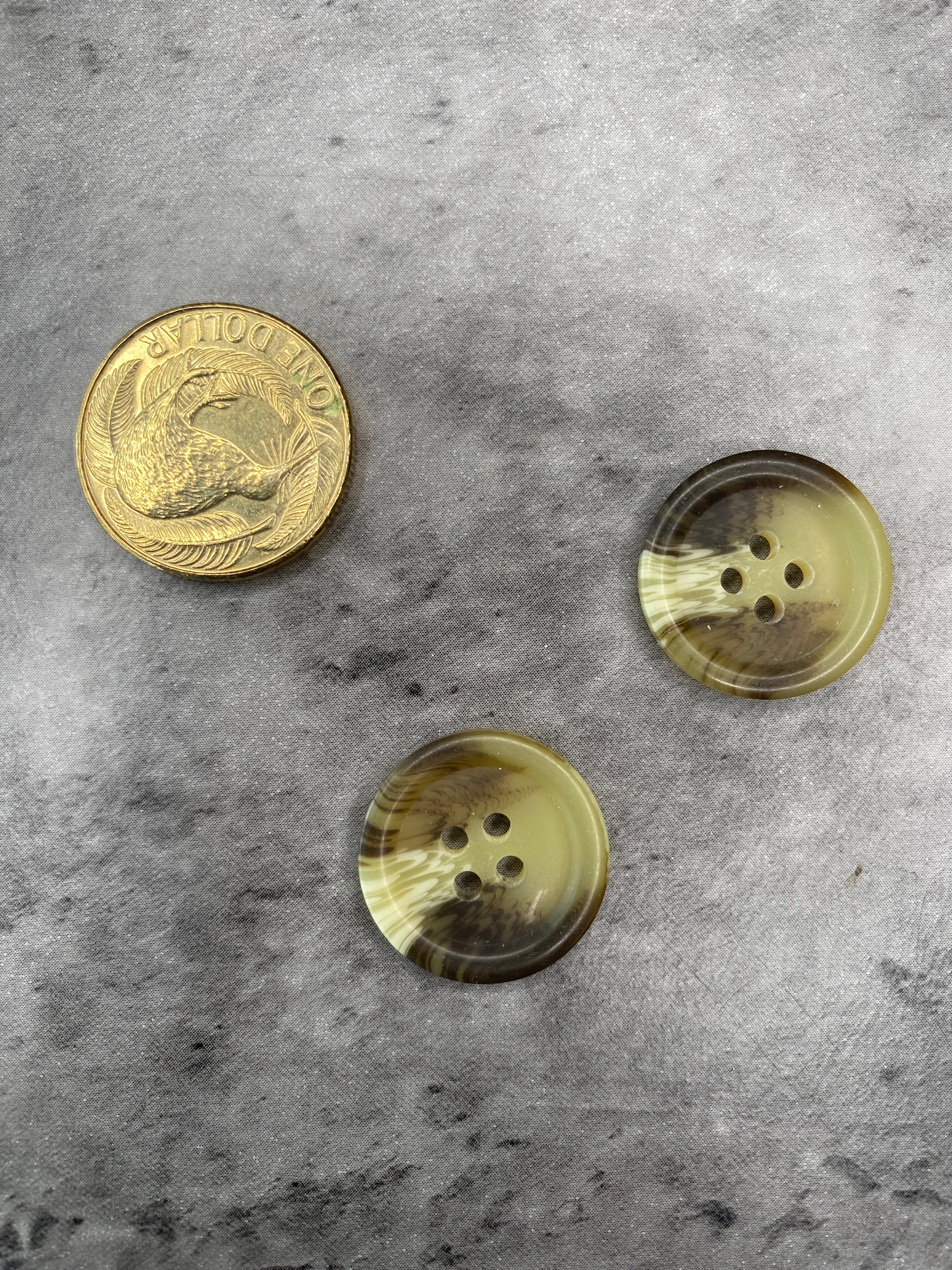 marbled Buttons - 20mm – Loopine Wool Co