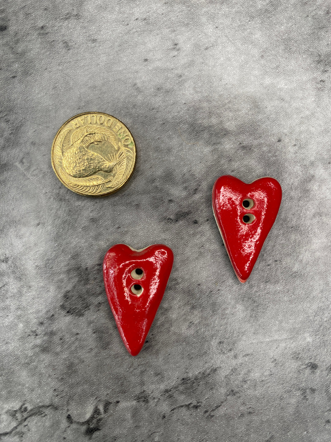 Handmade Ceramic Button L200 - 25mm