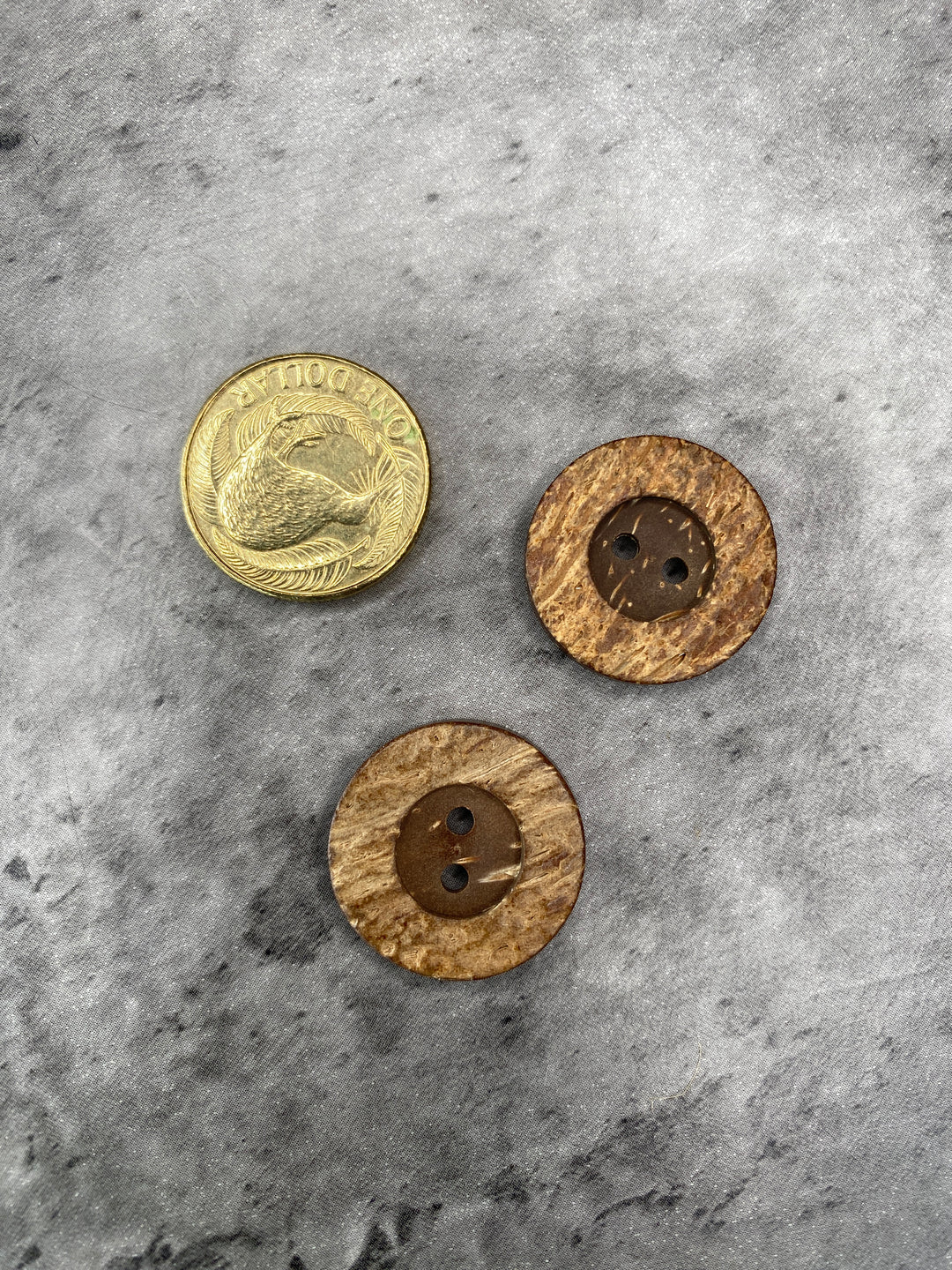 Wooden Button - 23mm