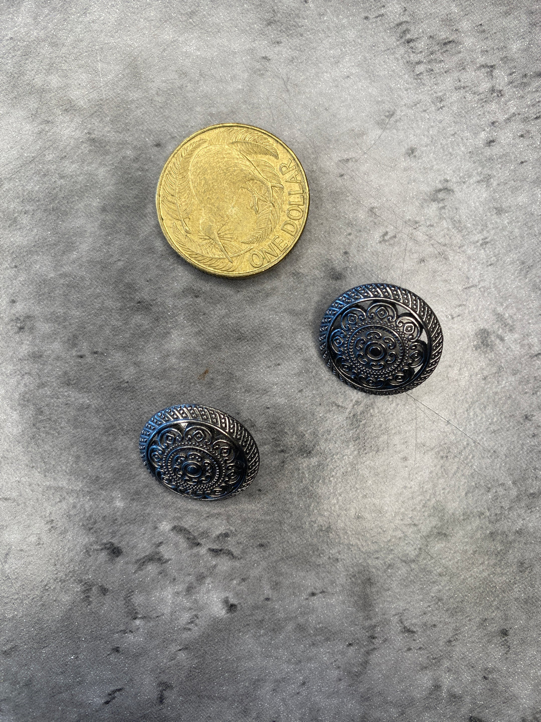 Ornate Metal Buttons - 18mm