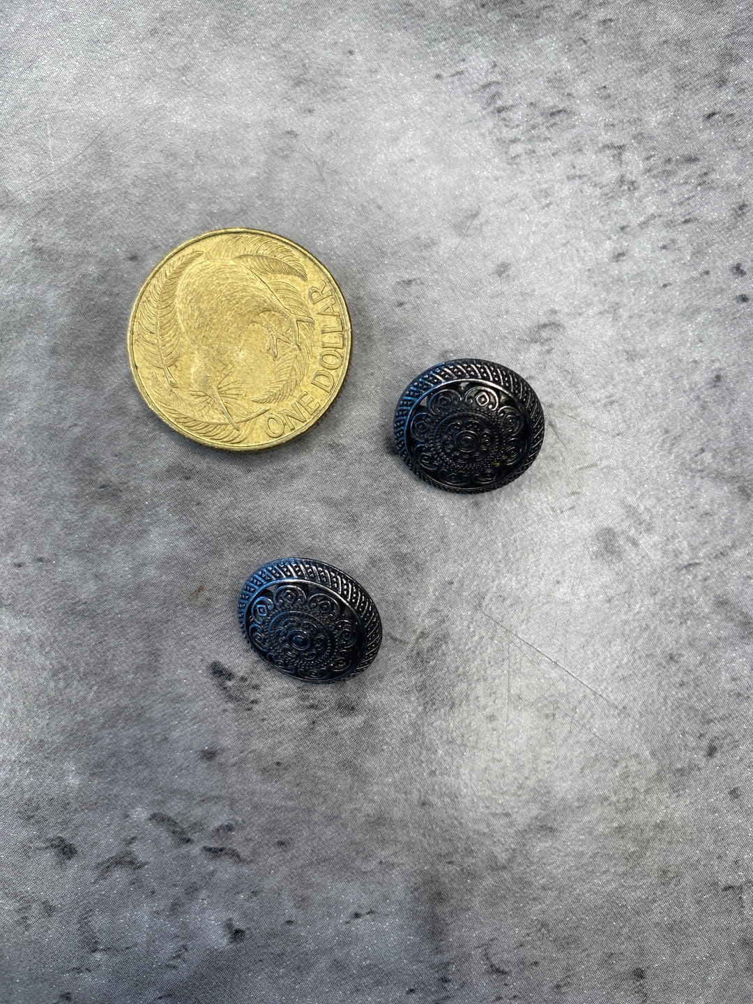 Ornate Metal Buttons - 15mm