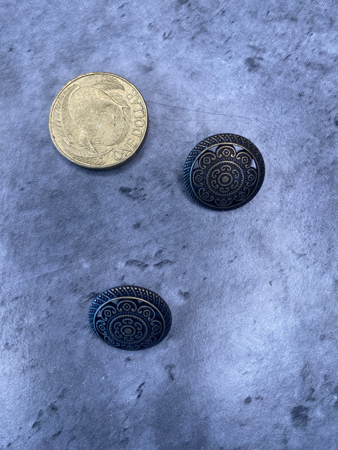 Ornate Metal Buttons - 18mm