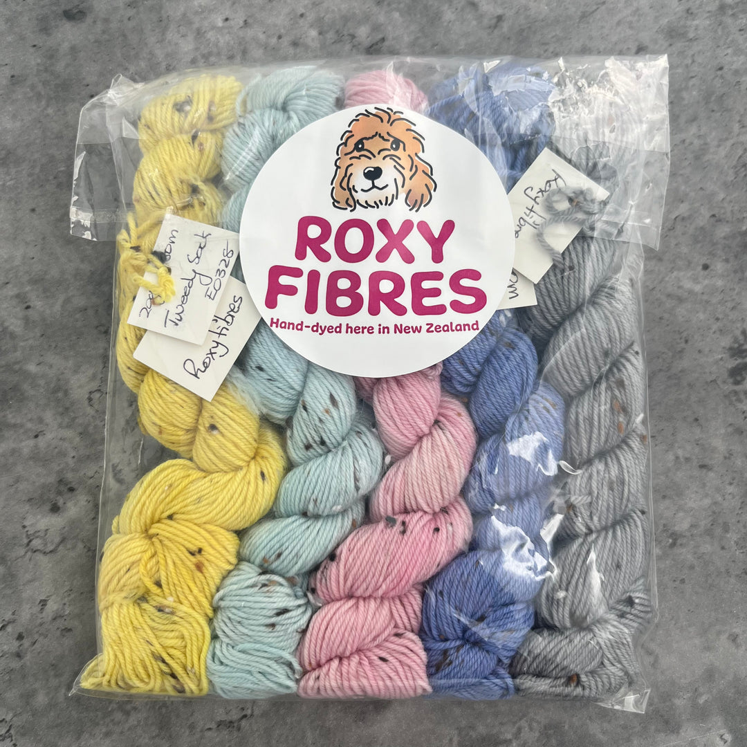 Roxy Fibres Walkies 4ply Mini Skein Kits