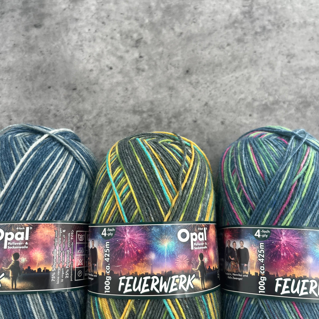 Opal Feuerwerk Sock Yarn // 4ply