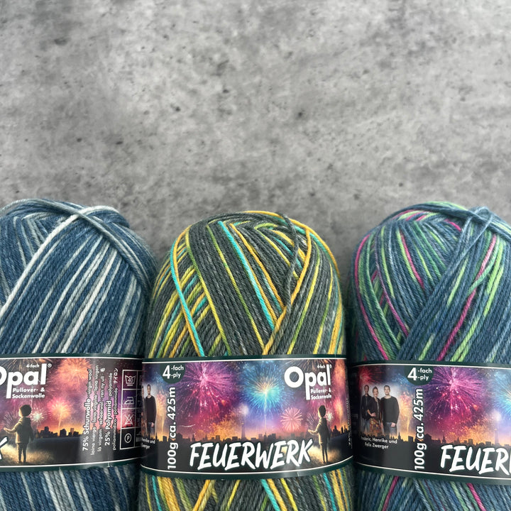 Opal Feuerwerk Sock Yarn // 4ply