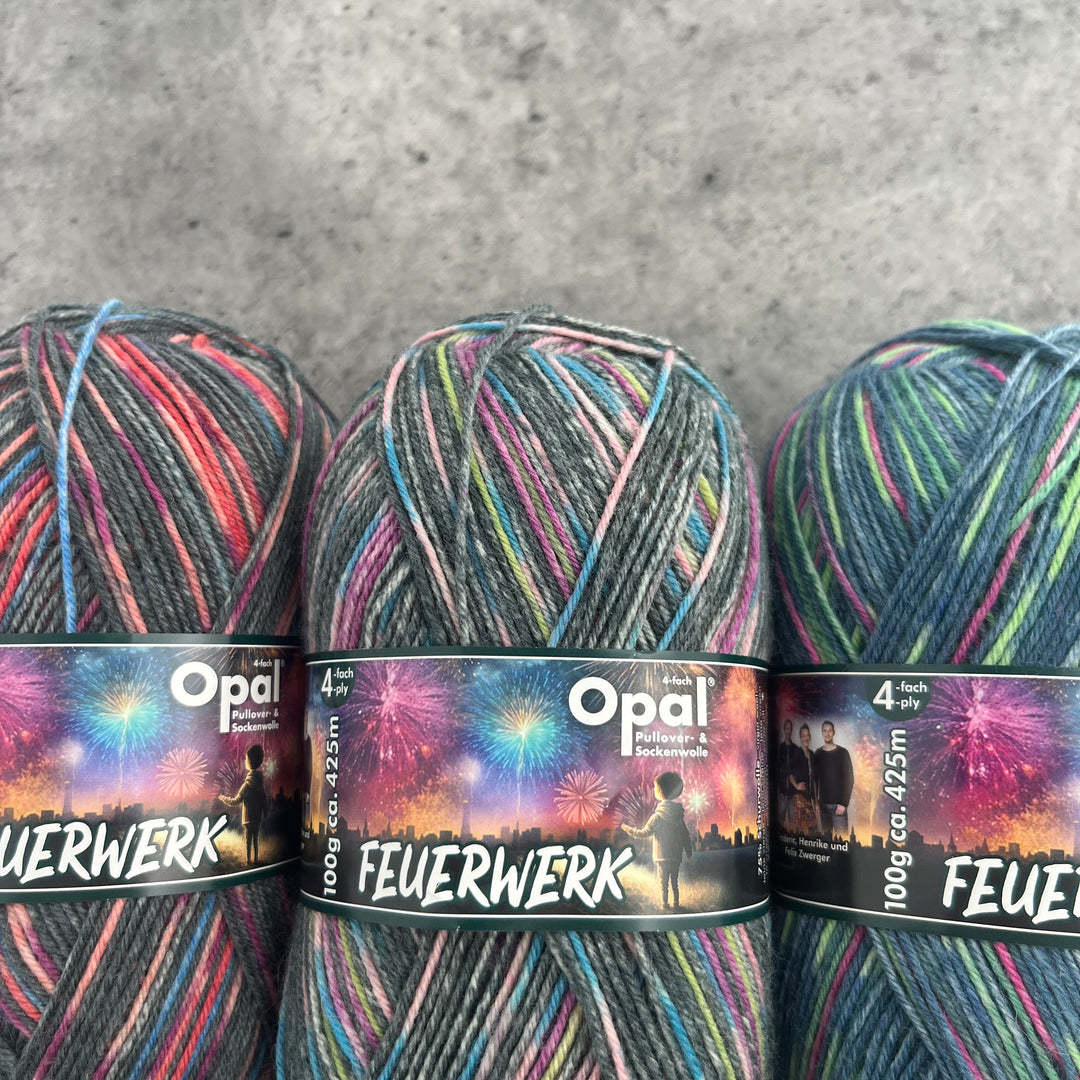 Opal Feuerwerk Sock Yarn // 4ply