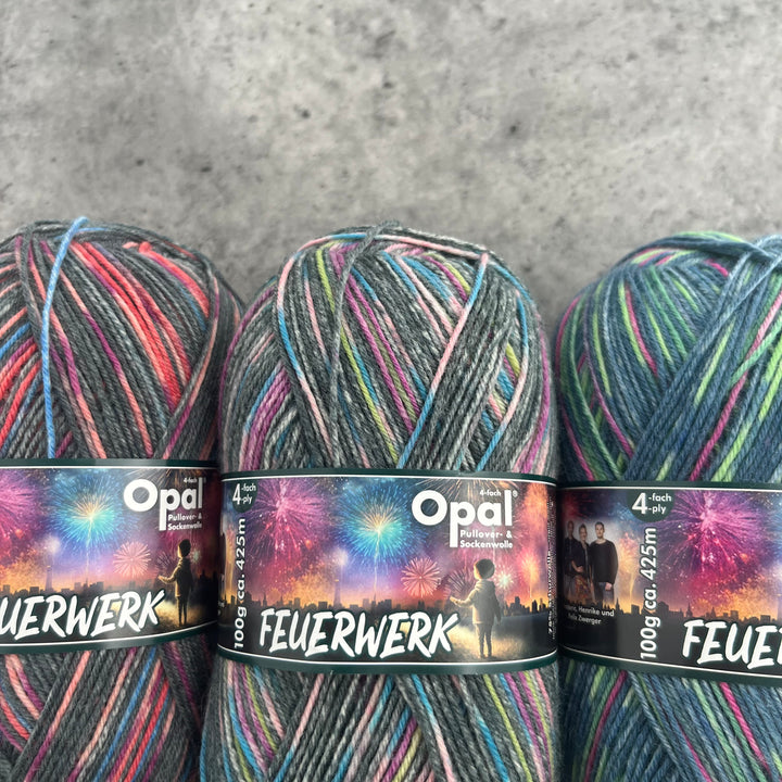 Opal Feuerwerk Sock Yarn // 4ply