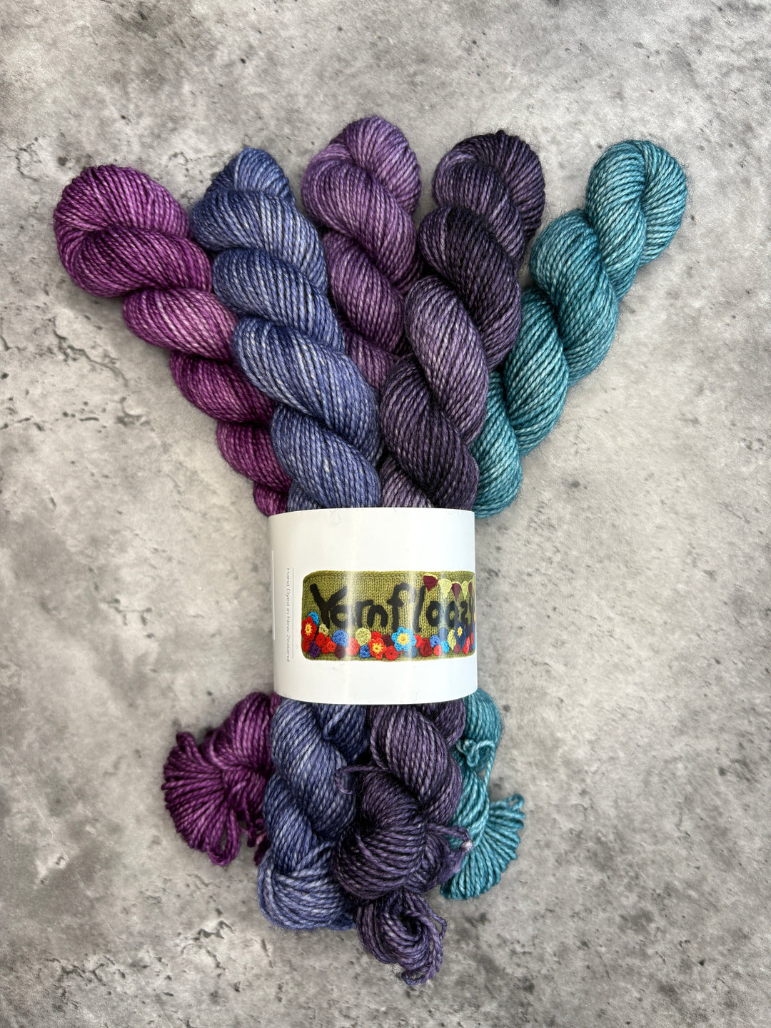 Yarnfloozy Workhorse Sock // Mini Skein Sets // 4ply
