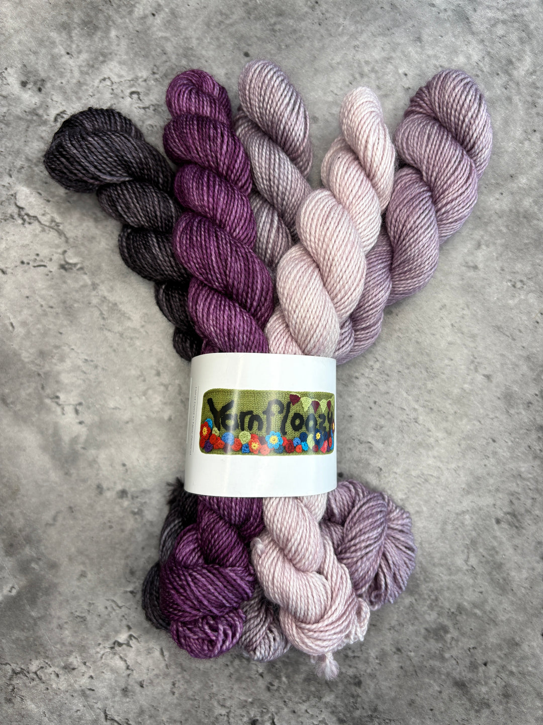 Yarnfloozy Workhorse Sock // Mini Skein Sets // 4ply