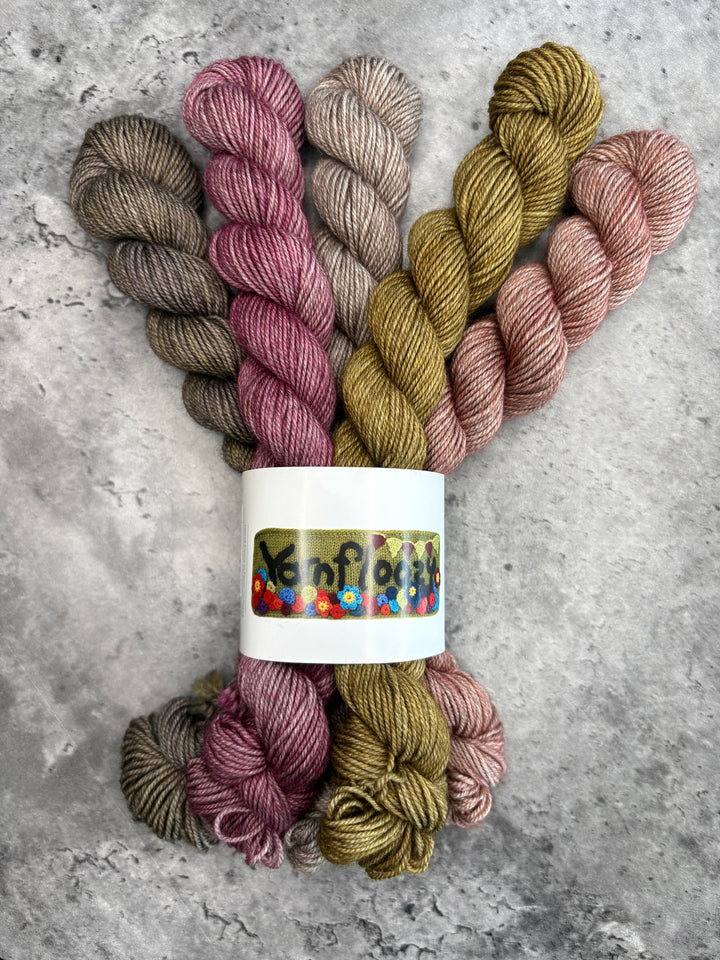 Yarnfloozy Machinist // Mini Skein Sets // 4ply