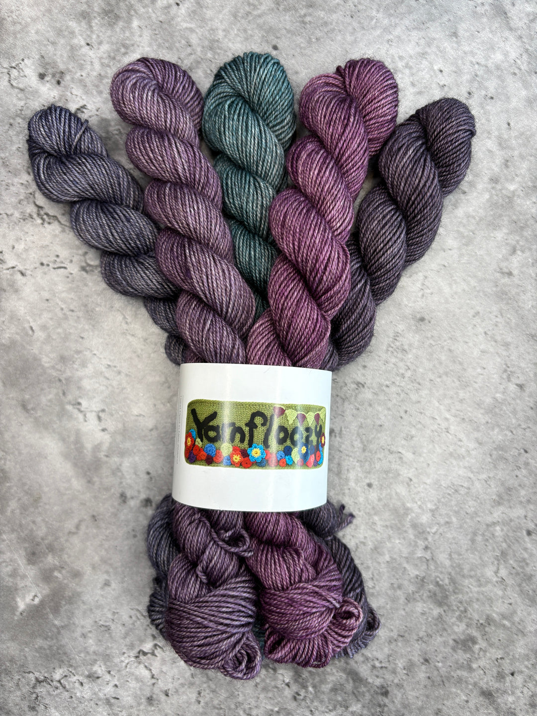 Yarnfloozy Machinist // Mini Skein Sets // 4ply