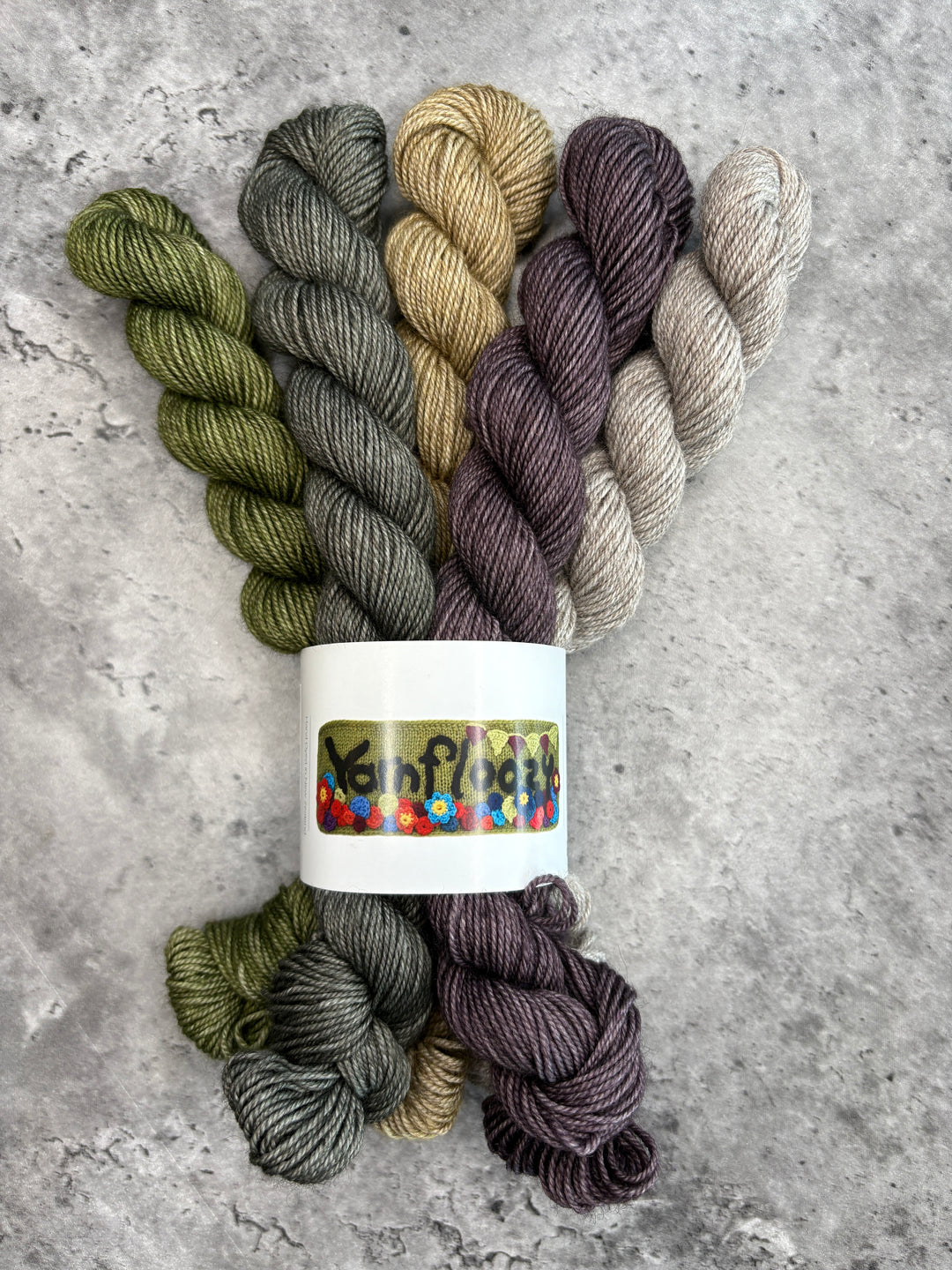 Yarnfloozy Machinist // Mini Skein Sets // 4ply