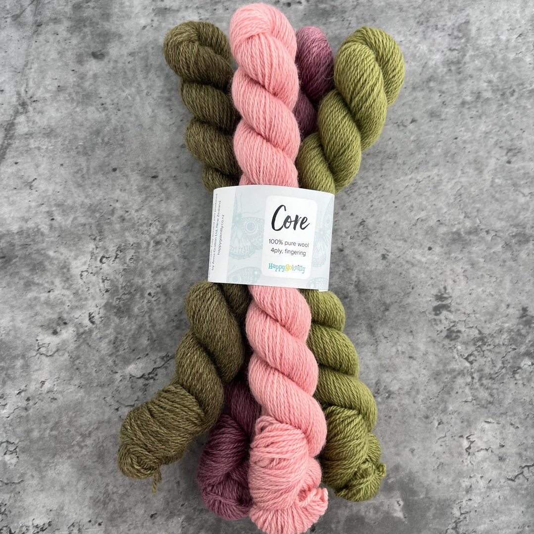 Happy Go Knitty Core Mini Skein Sets 4ply