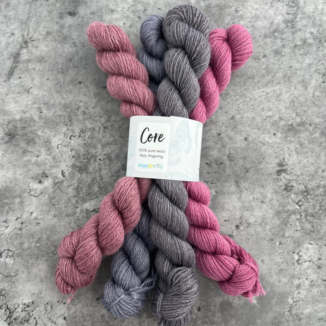 Happy Go Knitty Core Mini Skein Sets 4ply