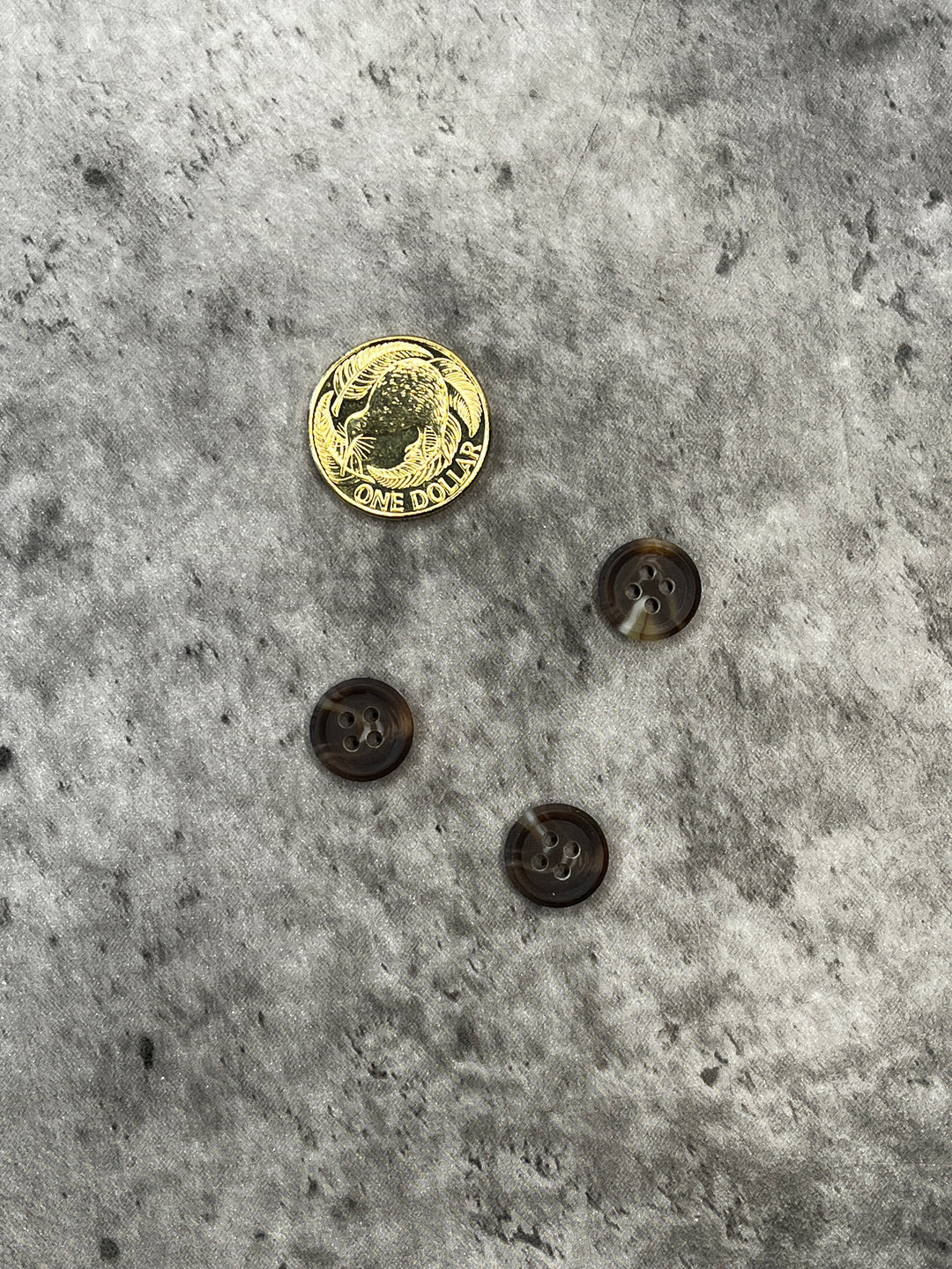 Mottled Natural Slate Buttons - 12.5mm