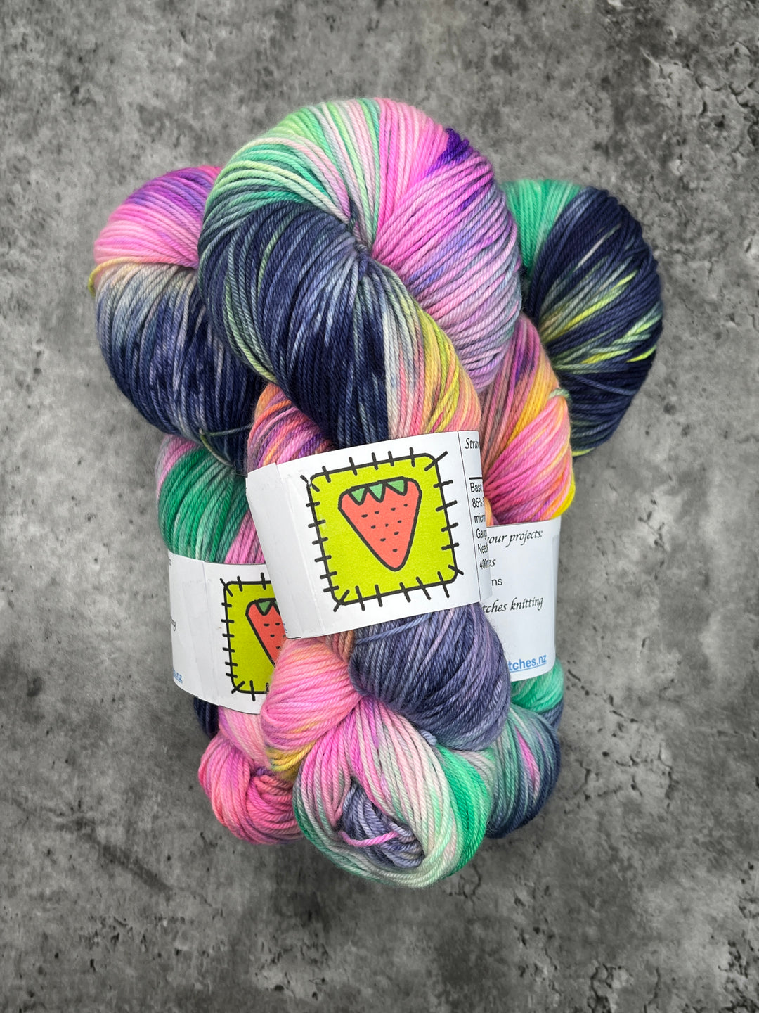 Strawberry Patches Yarns // Sock Yarn // 4ply