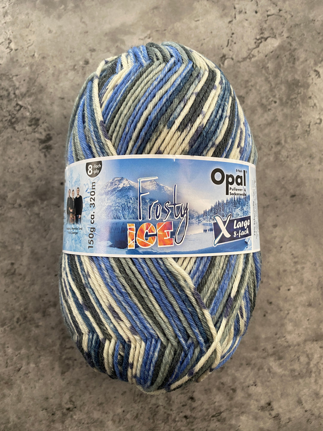 Opal // Self Patterning Sock Yarn // 8ply