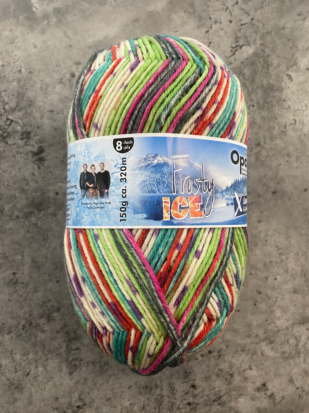 Opal // Self Patterning Sock Yarn // 8ply