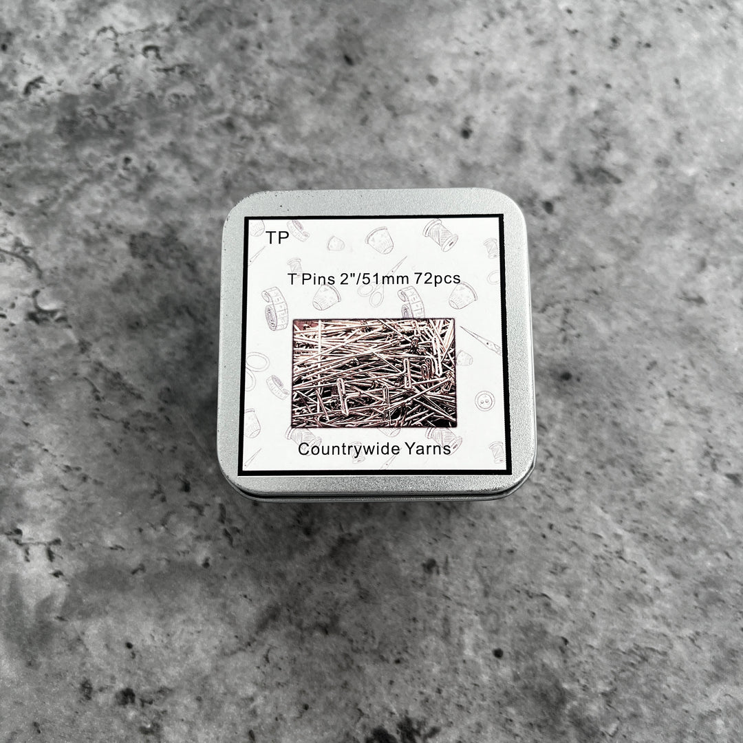 T Pins (Box of 72 pins)