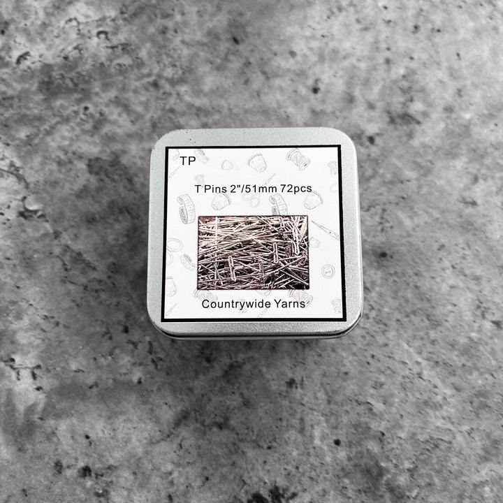 T Pins (Box of 72 pins)