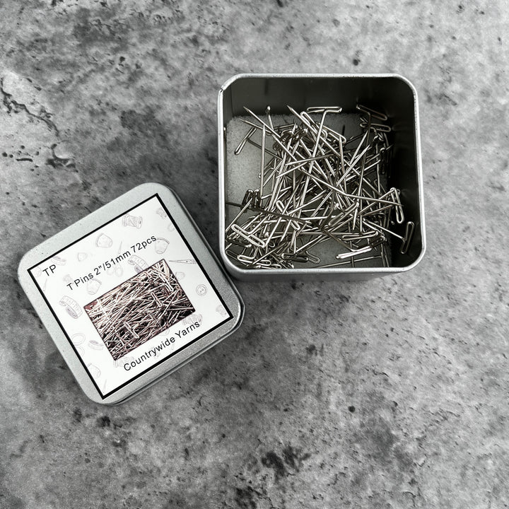 T Pins (Box of 72 pins)