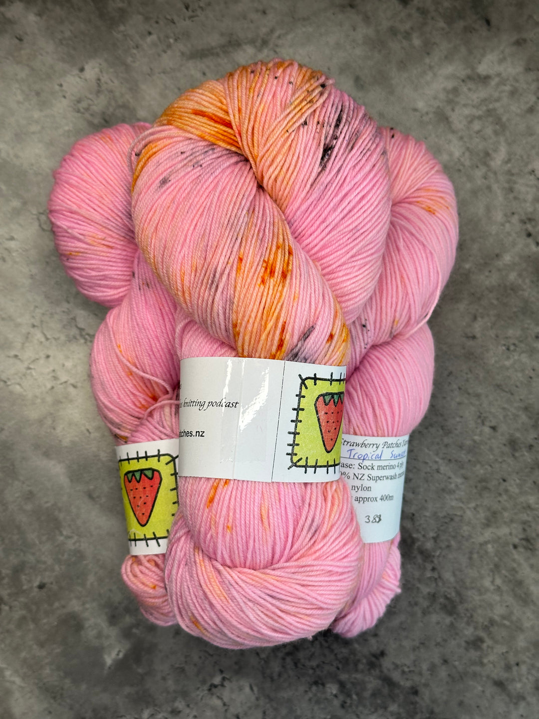 Strawberry Patches Yarns // Sock Yarn // 4ply