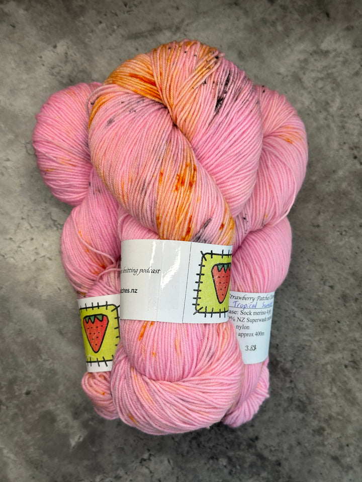 Strawberry Patches Yarns // Sock Yarn // 4ply