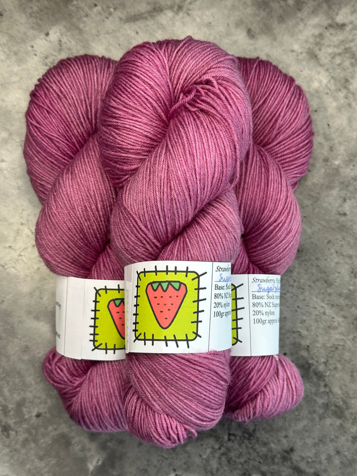 Strawberry Patches Yarns // Sock Yarn // 4ply