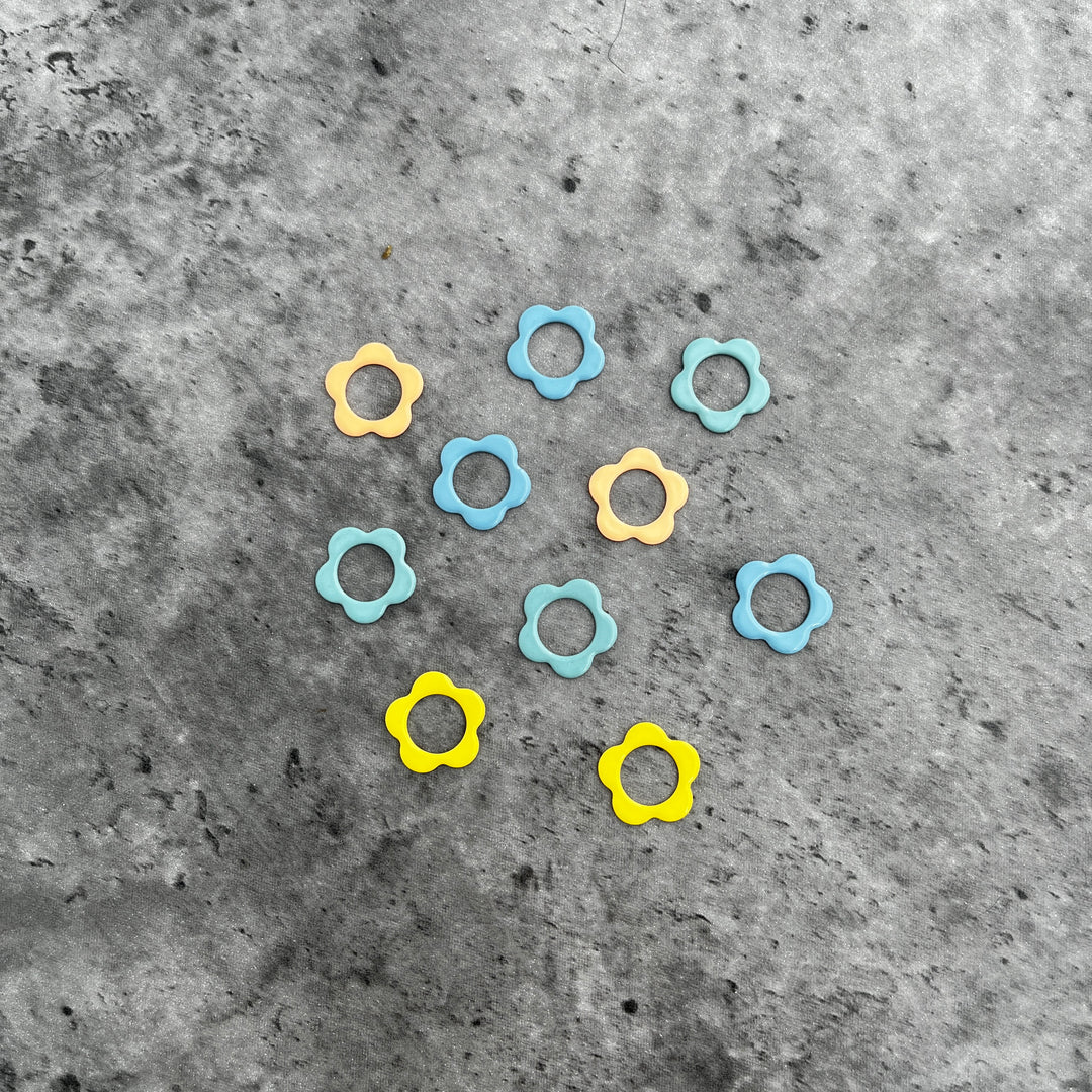 Flower Stitch Markers (pack of 10)