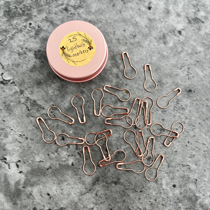 Lightbulb Stitch Markers (pack of 25)