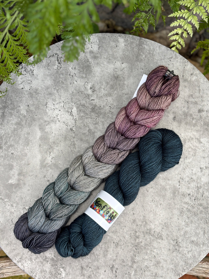 Yarnfloozy x Black Cat Herbalist Apothecary Shawl Kits