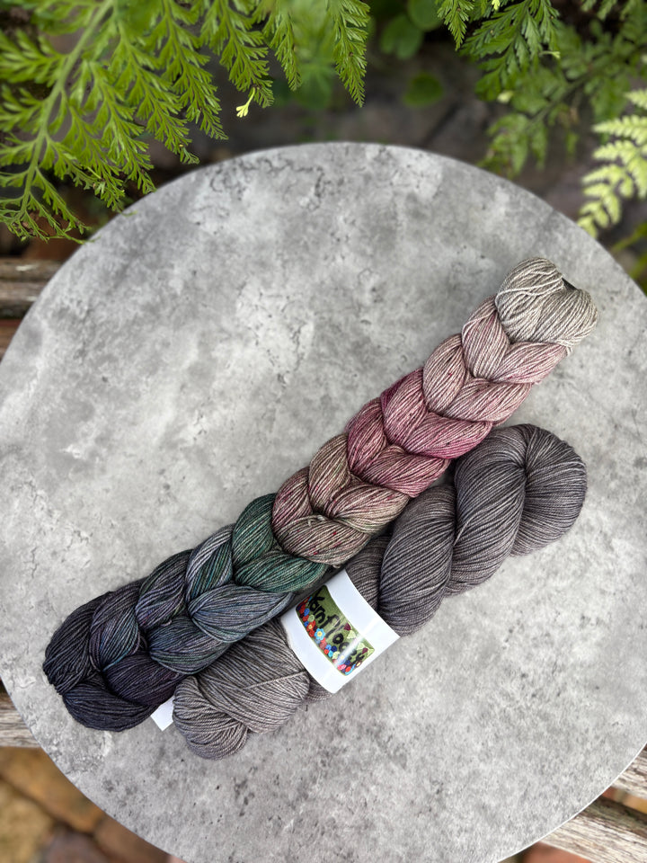 Yarnfloozy x Black Cat Herbalist Apothecary Shawl Kits