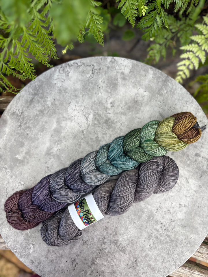 Yarnfloozy x Black Cat Herbalist Apothecary Shawl Kits