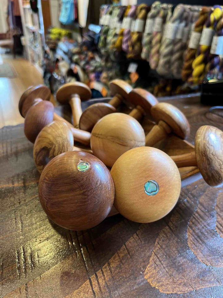 Hand-crafted Wooden Darning Mushrooms