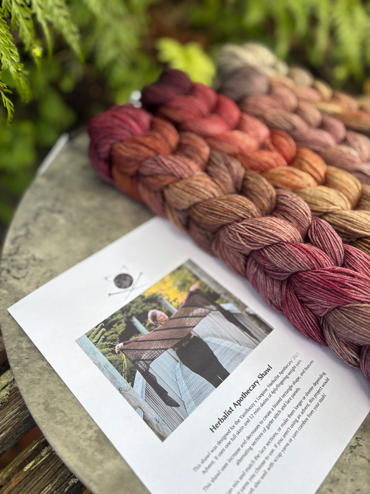 Yarnfloozy x Black Cat Herbalist Apothecary Shawl Kits