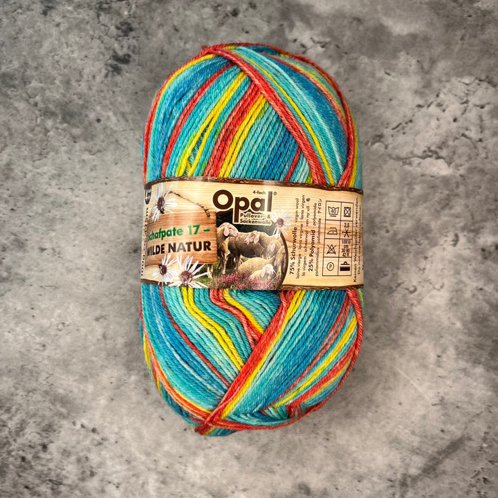Opal Schafpate 17 Streifzug Sock Yarn // 4ply