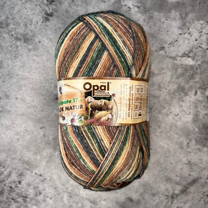 Opal Schafpate 17 Streifzug Sock Yarn // 4ply